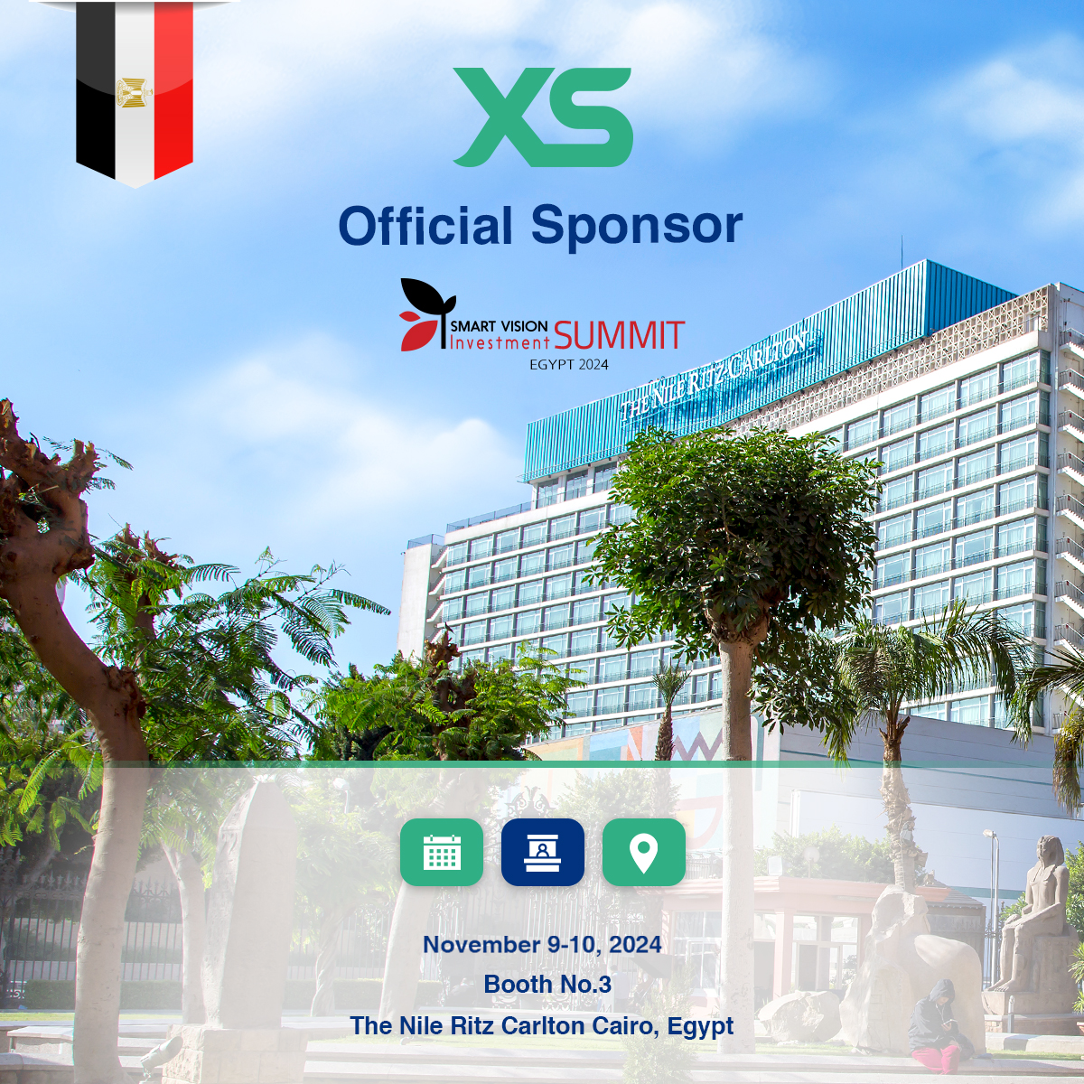 XS.com anuncia el patrocinio global oficial del Smart Vision Summit en El Cairo